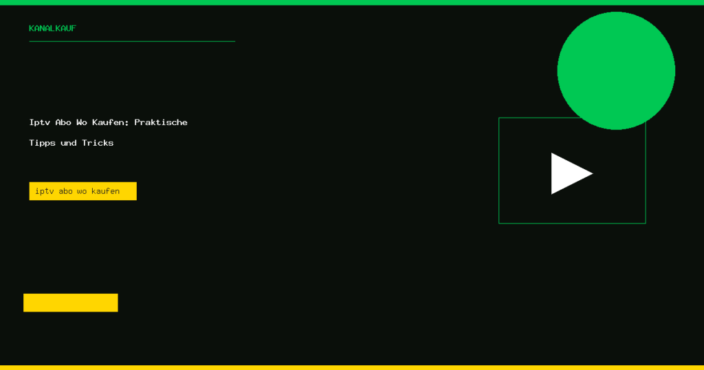iptv abo wo kaufen - KanalKauf